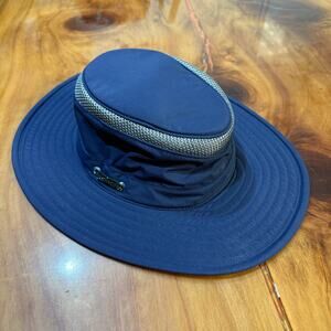 Tilley Hat 7 1/4 Airflow Bucket Fishing Navy Canada Fishing Outdoor Sun UPF P19